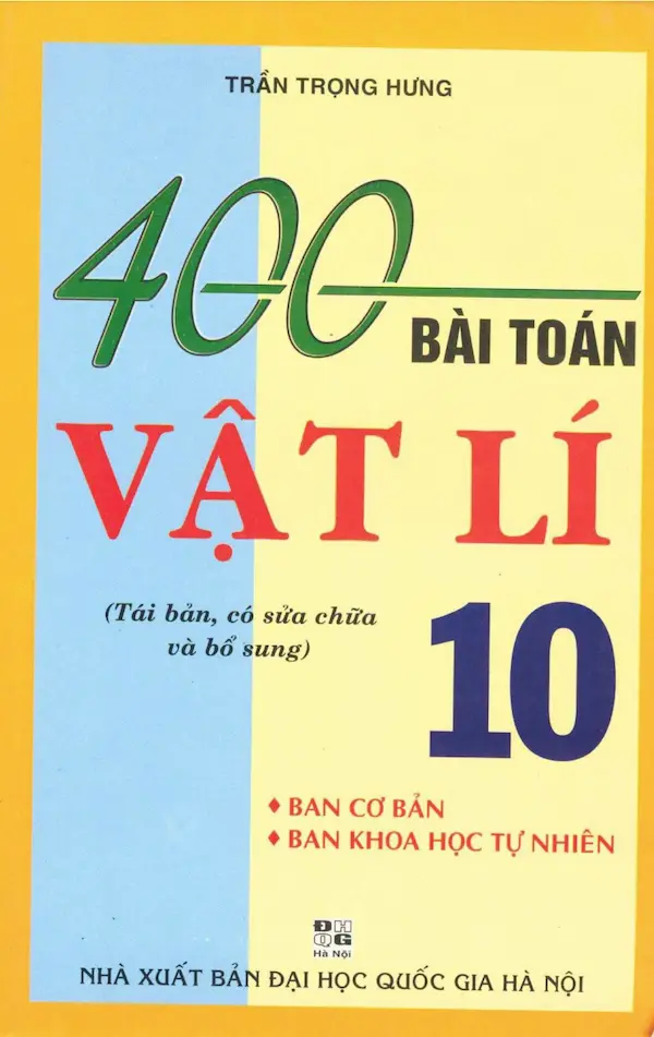 400 Bài Tập Vật Lí 10